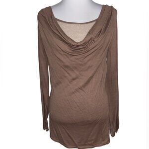 Metro 7 Chocolate Drape Cowl Sweater